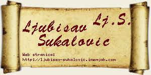 Ljubisav Šukalović vizit kartica